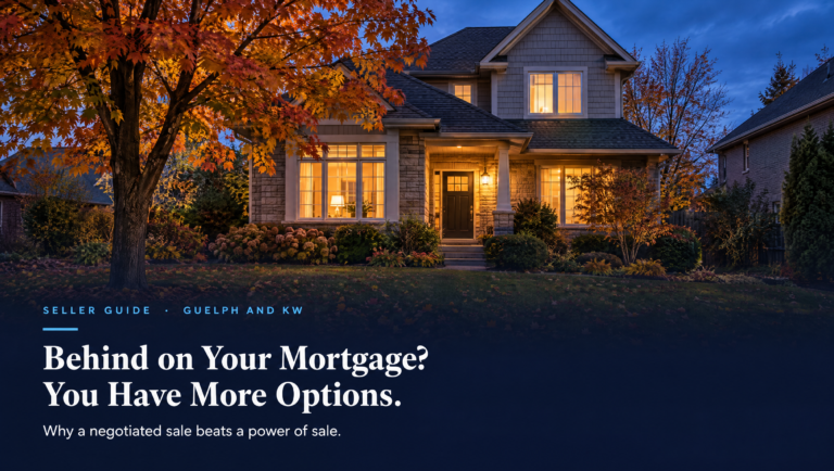 Behind on Your Mortgage? How to Avoid Power of Sale in Guelph