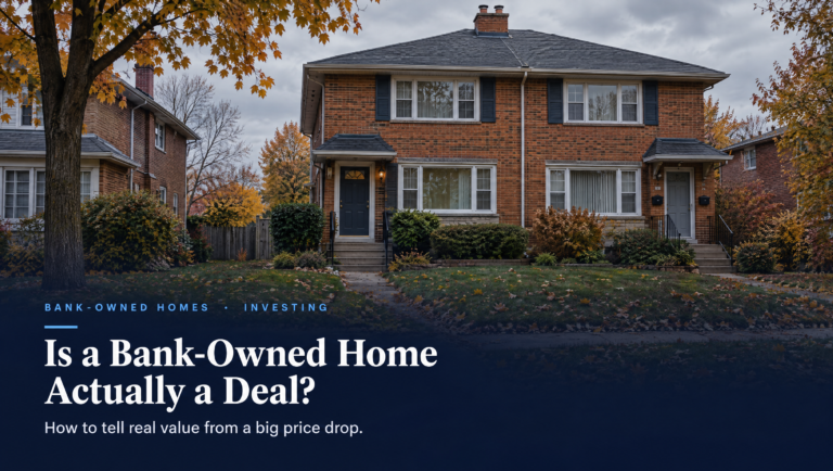 Are Bank-Owned Homes in Kitchener-Waterloo Actually a Deal?
