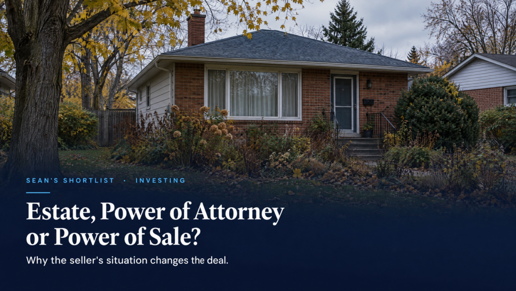 Estate Sales, Power of Attorney Sales and Power of Sale: What’s the Difference?